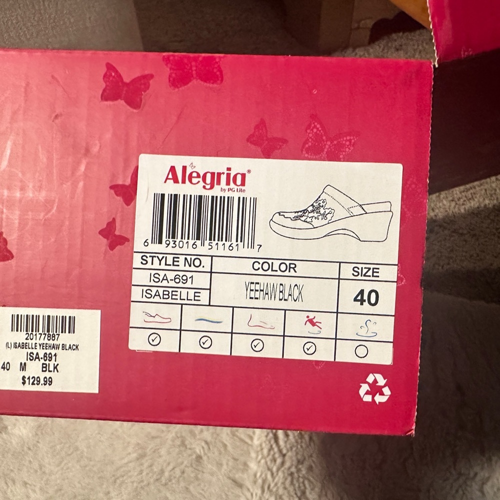 Algeria Isabelle Yeehaw Black Leather Clogs